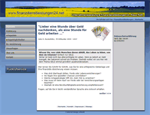 Tablet Screenshot of finanzdienstleistungen24.net